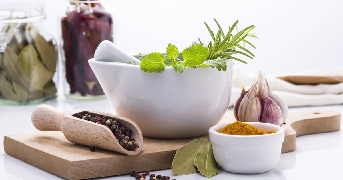 Preparing to cook with adaptogenic herbs and spices